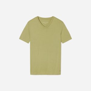 The Organic Cotton V-Neck Tee | Desert Palm