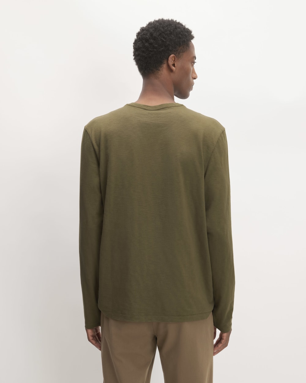 The Slub Long-Sleeve Henley | Beech - Image 4