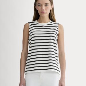 The Mariner Tank | Black / Canvas Tan