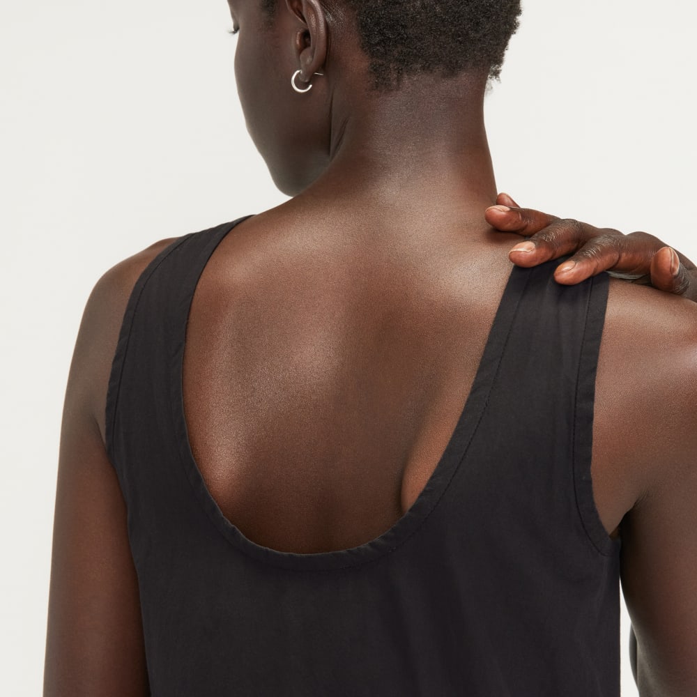 The Poplin Summer Dress | Black - Image 5