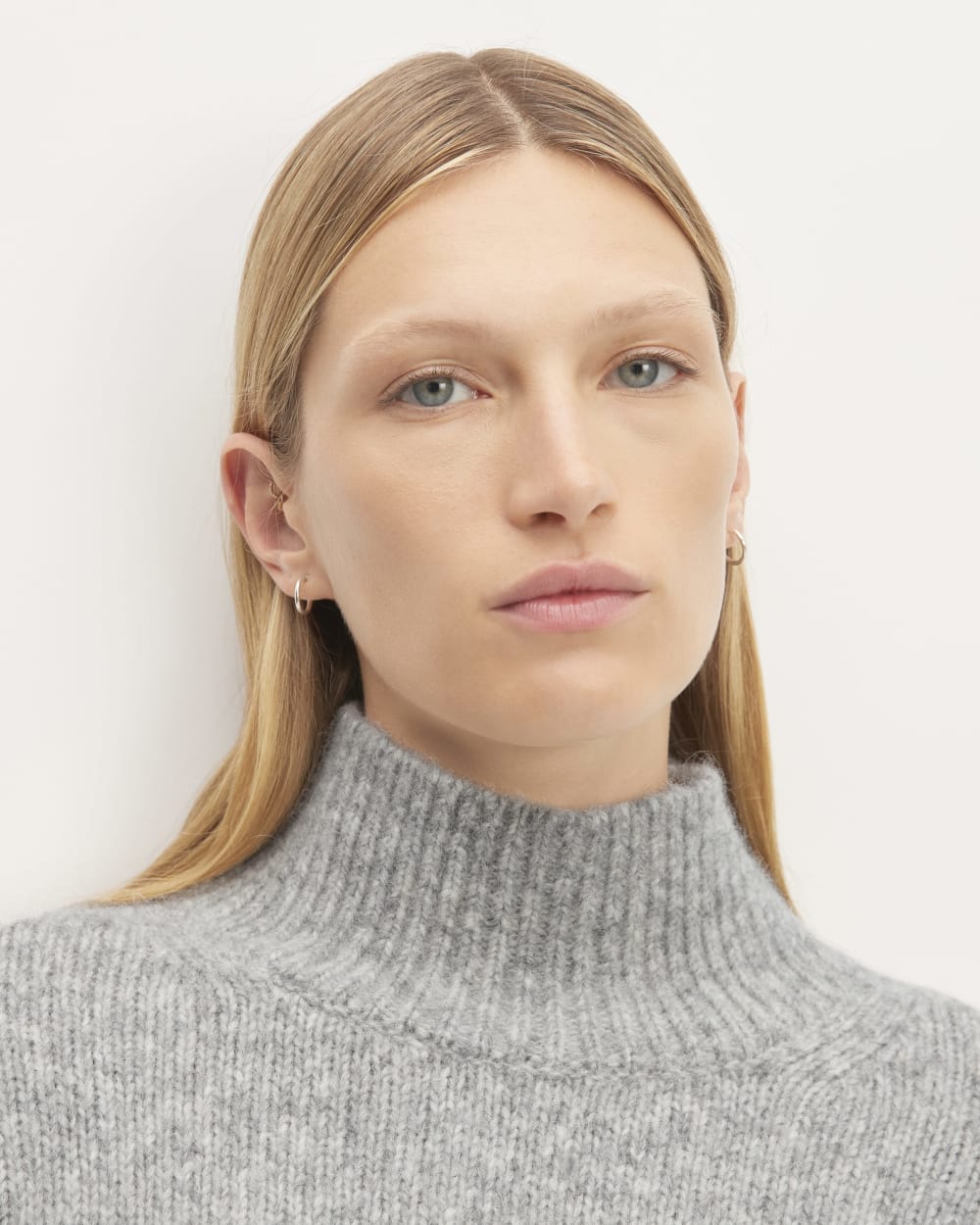The Cloud Oversized Turtleneck | Heather Grey - Image 4