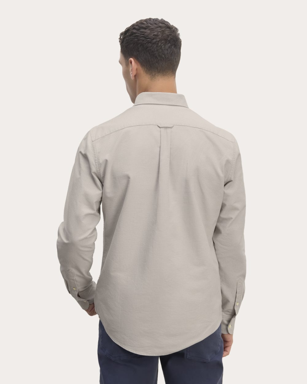 The Slim Oxford Shirt | Gray Houndstooth | Standard - Image 6