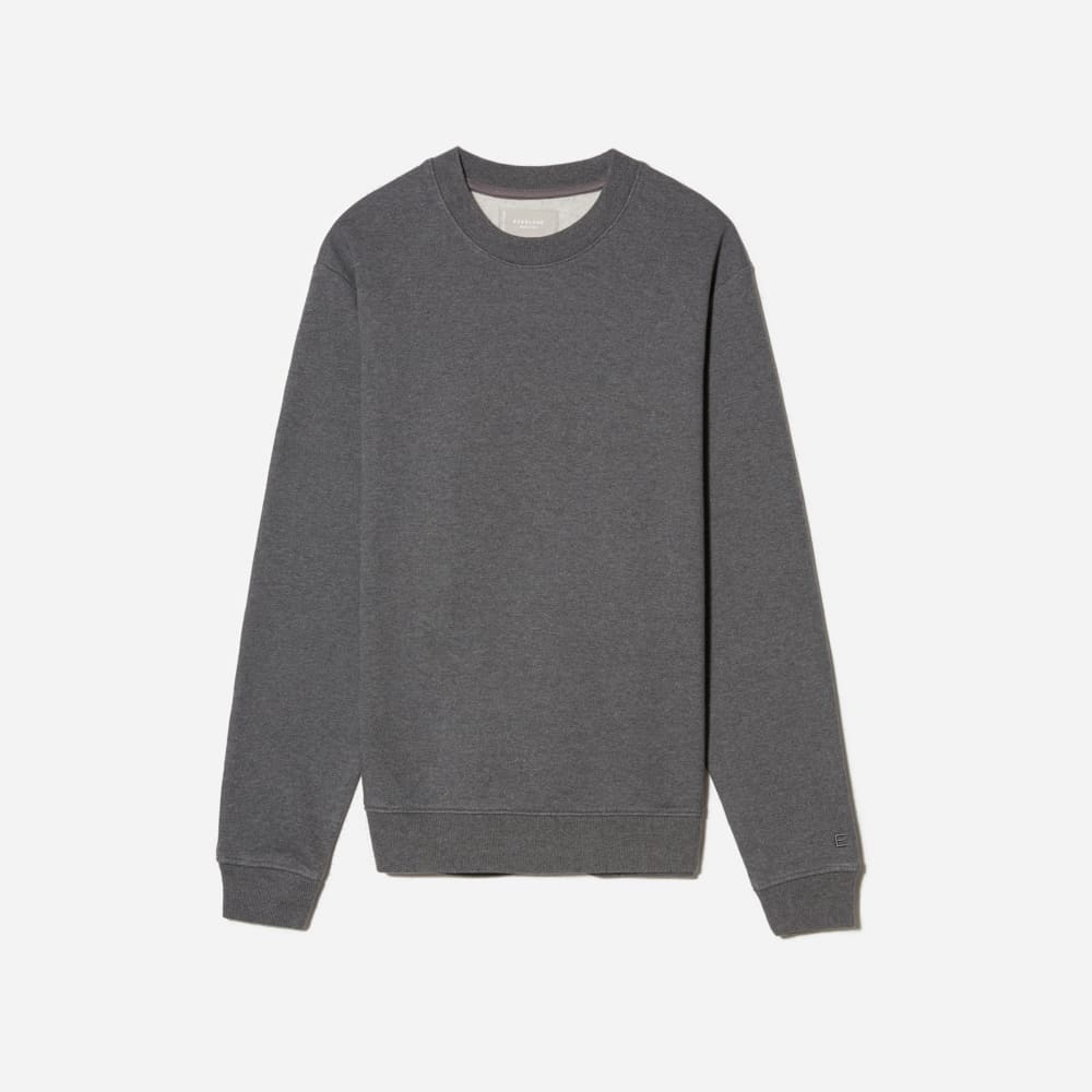 The Track Crewneck Sweatshirt | Dark Heather Grey