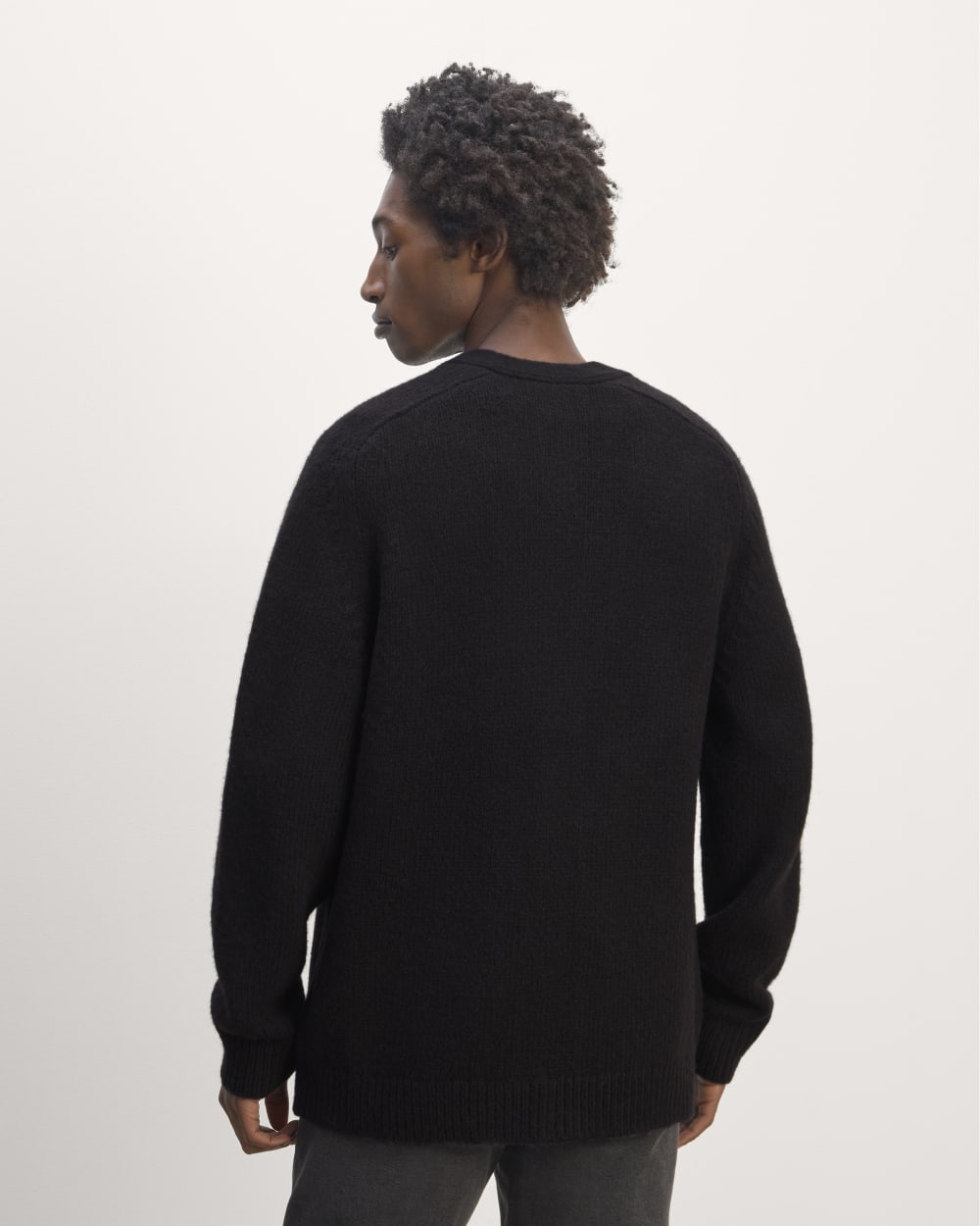 The Cloud Relaxed Cardigan | Black - Image 6