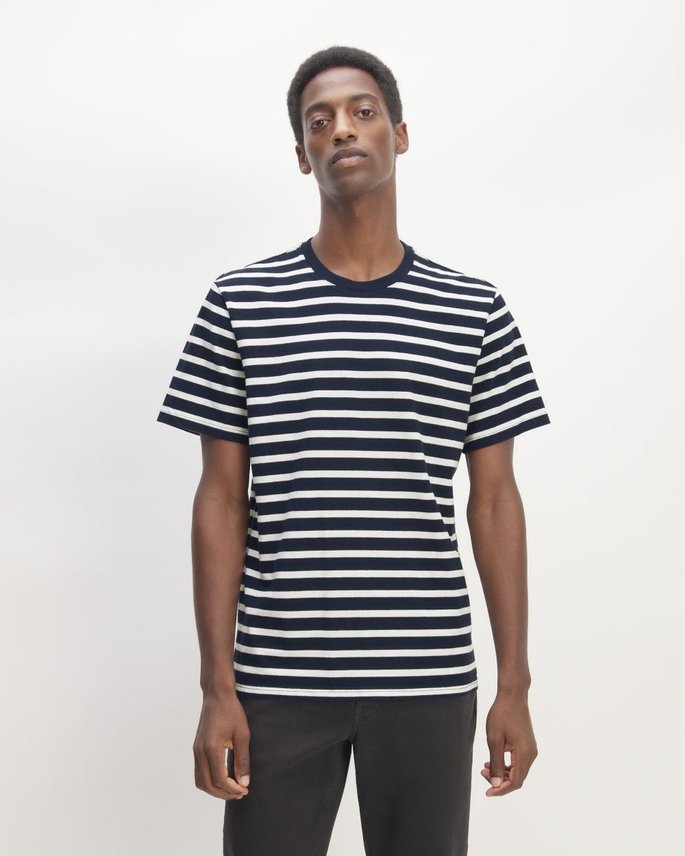 The Premium-Weight Crew | Uniform | Navy / Bone