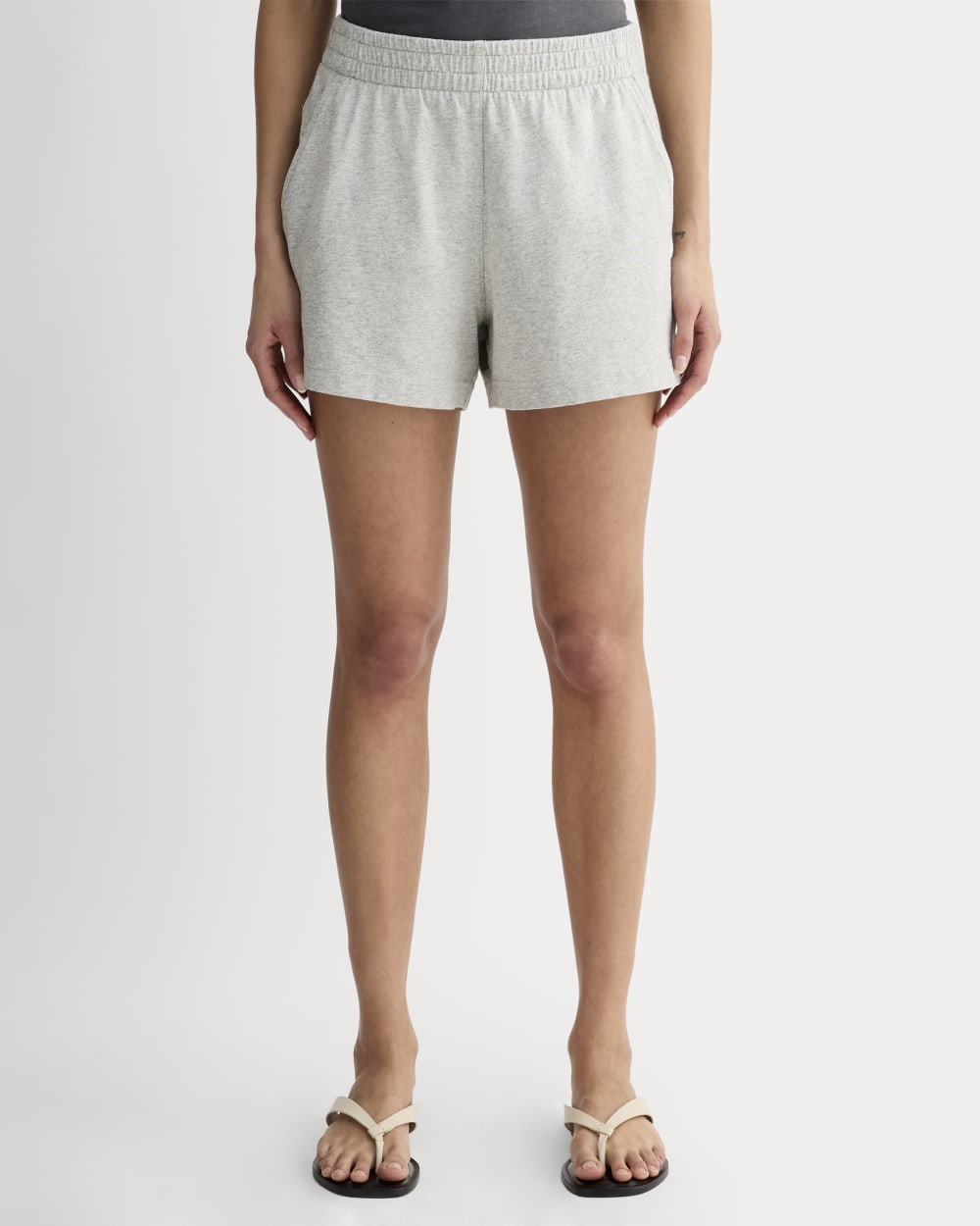 The Off-Duty Short | Pale Heather Grey - Image 3