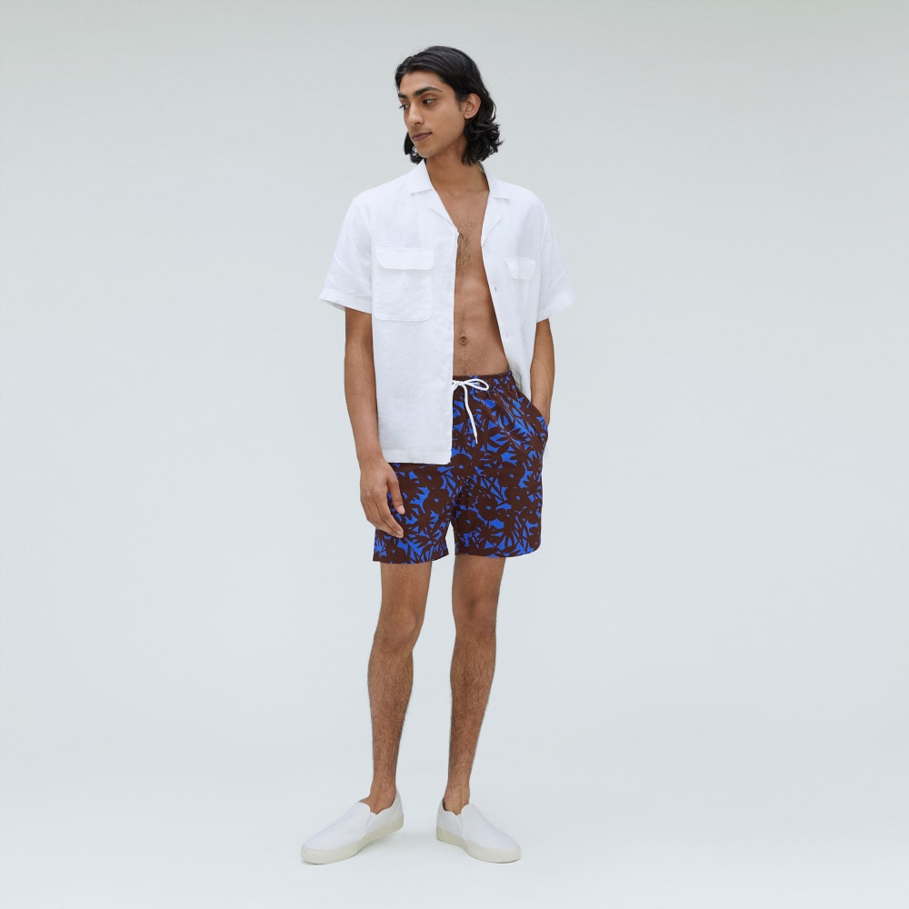 The ReNew Swim Short | Chicory Floral