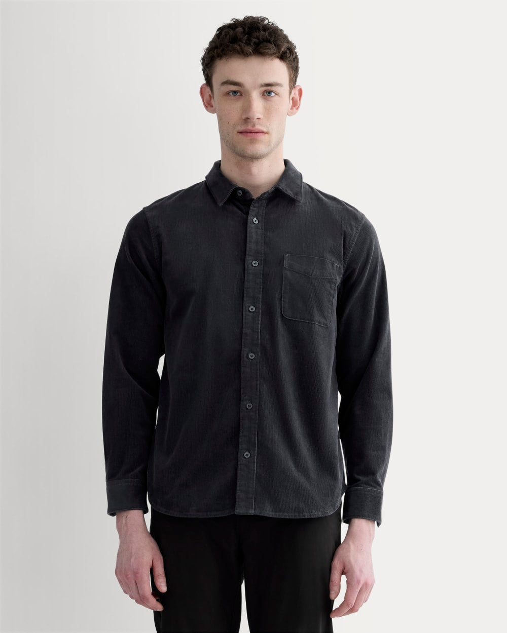 The Classic Shirt in Corduroy | Graphite