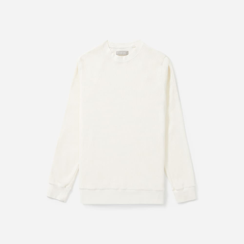 The Waffle Long-Sleeve Crew Tee | Off-White - Image 2