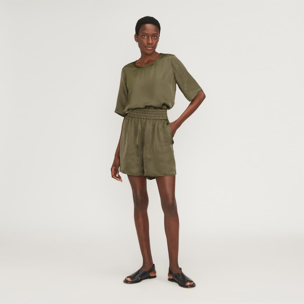 The Satin Pull-On Short | Kalamata - Image 6