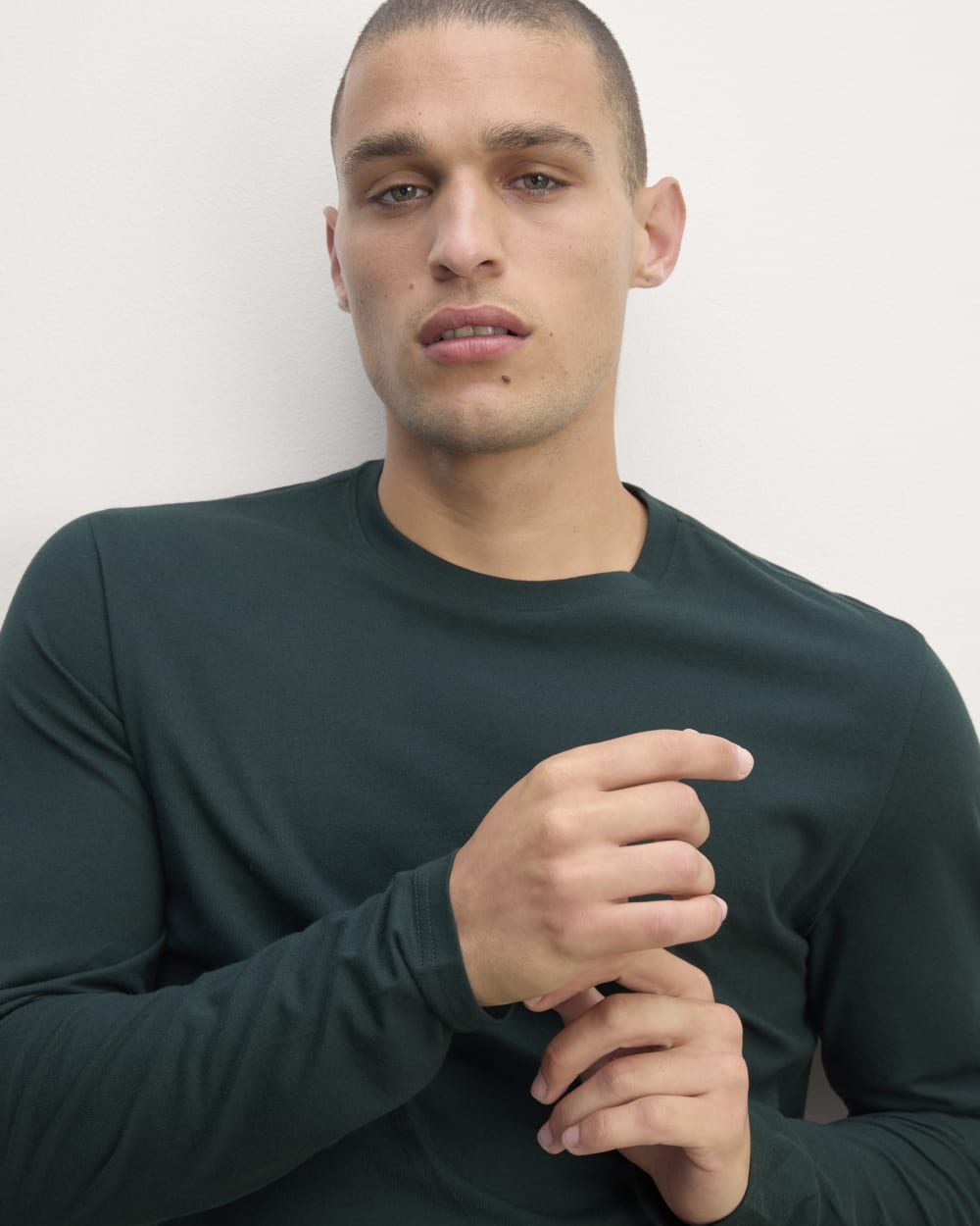 The Essential Organic Long-Sleeve Tee | Scarab - Image 3