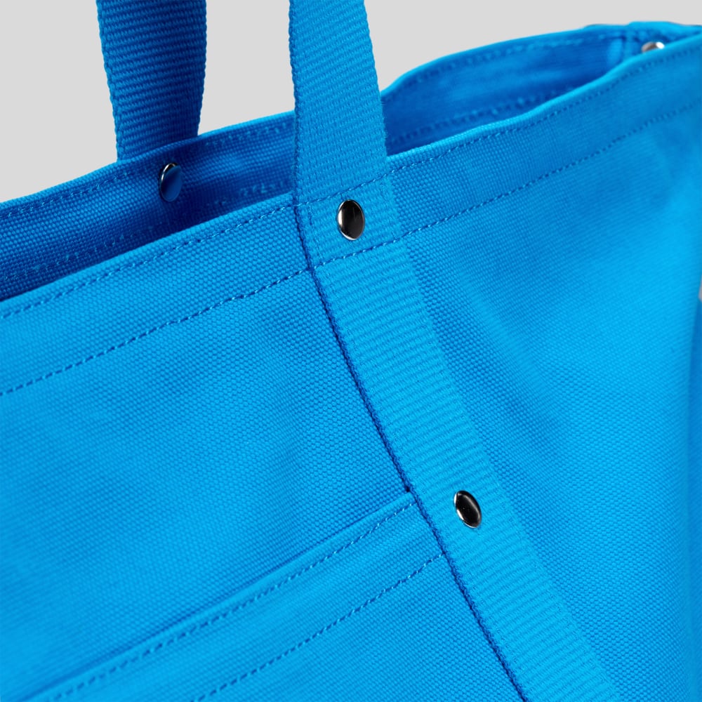 The Organic Canvas Weekender | Brilliant Blue - Image 4