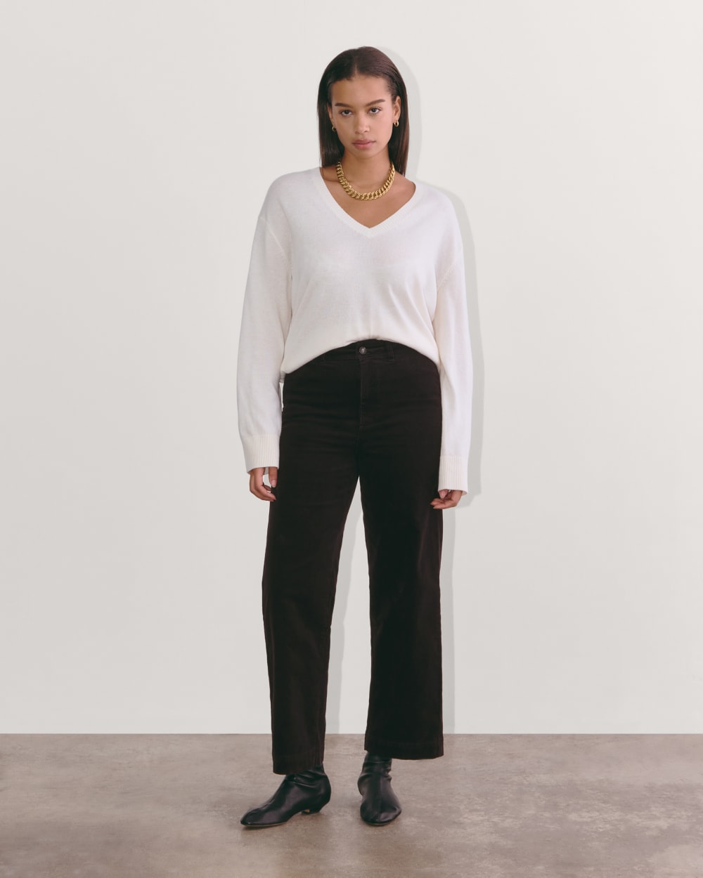 The Sailor Pant in Corduroy | Black - Image 7