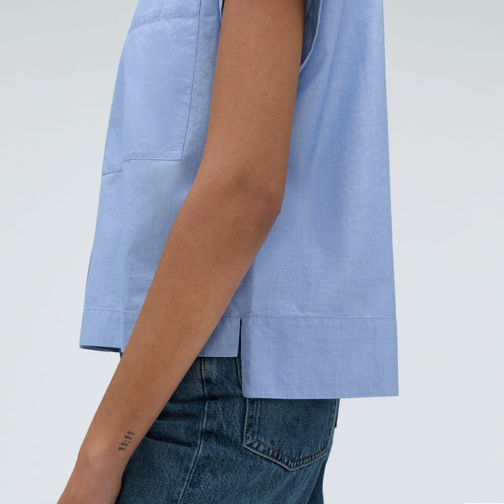 The Short-Sleeve Box Shirt | Slate Blue - Image 5