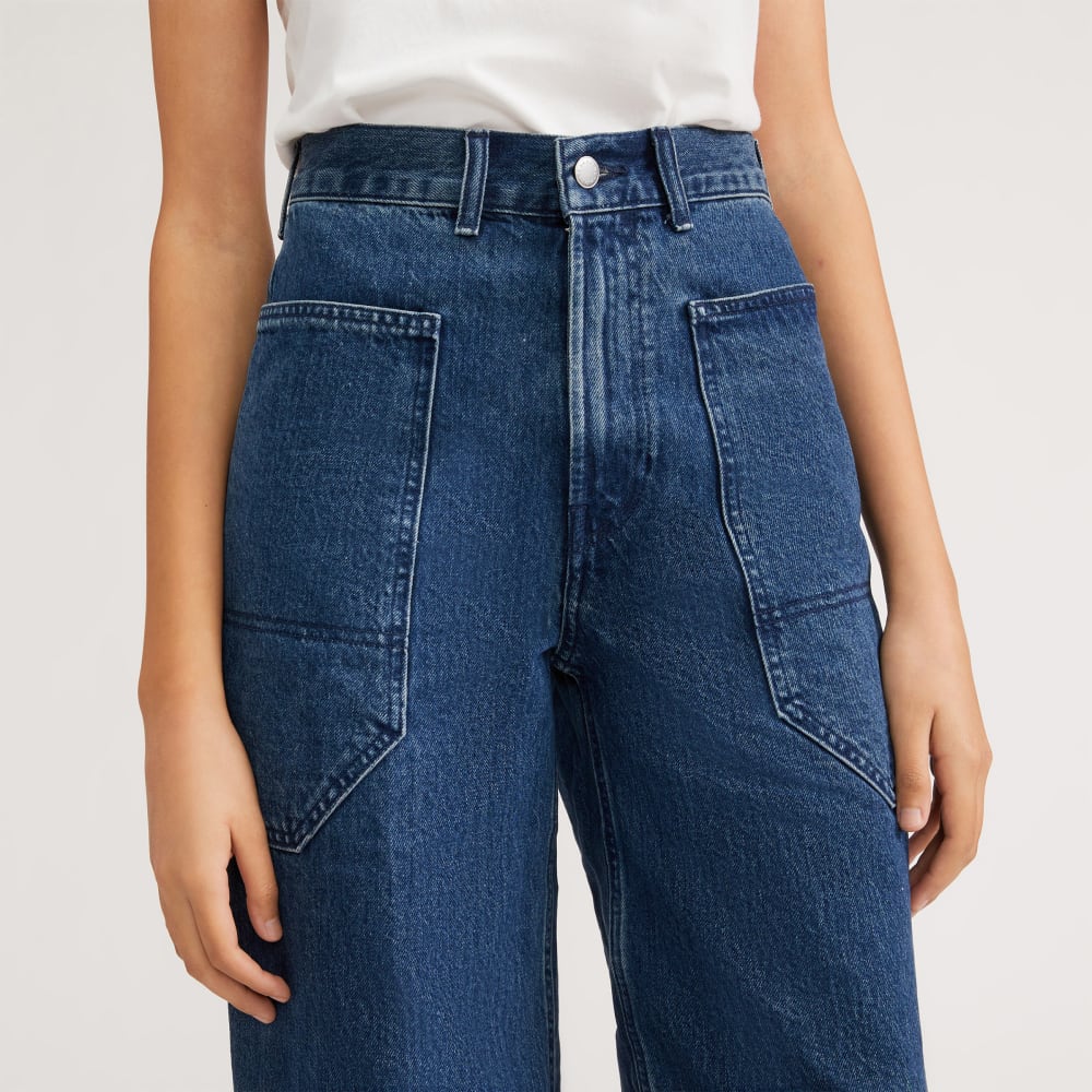 The Way-High® Gardener Cropped Jean | Vibrant Blue - Image 4