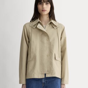 The Short Anorak | Trench Coat Khaki