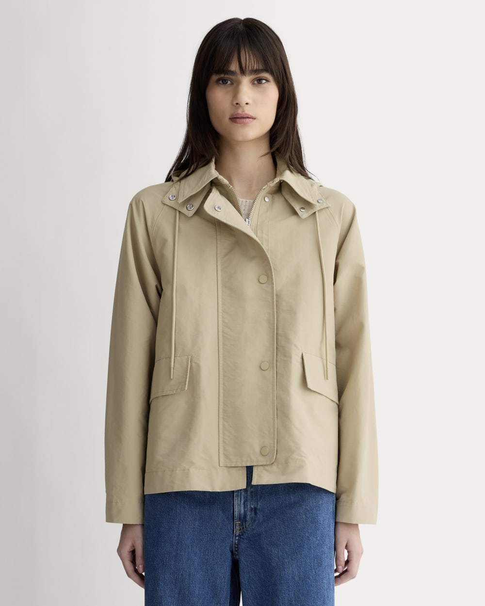 The Short Anorak | Trench Coat Khaki