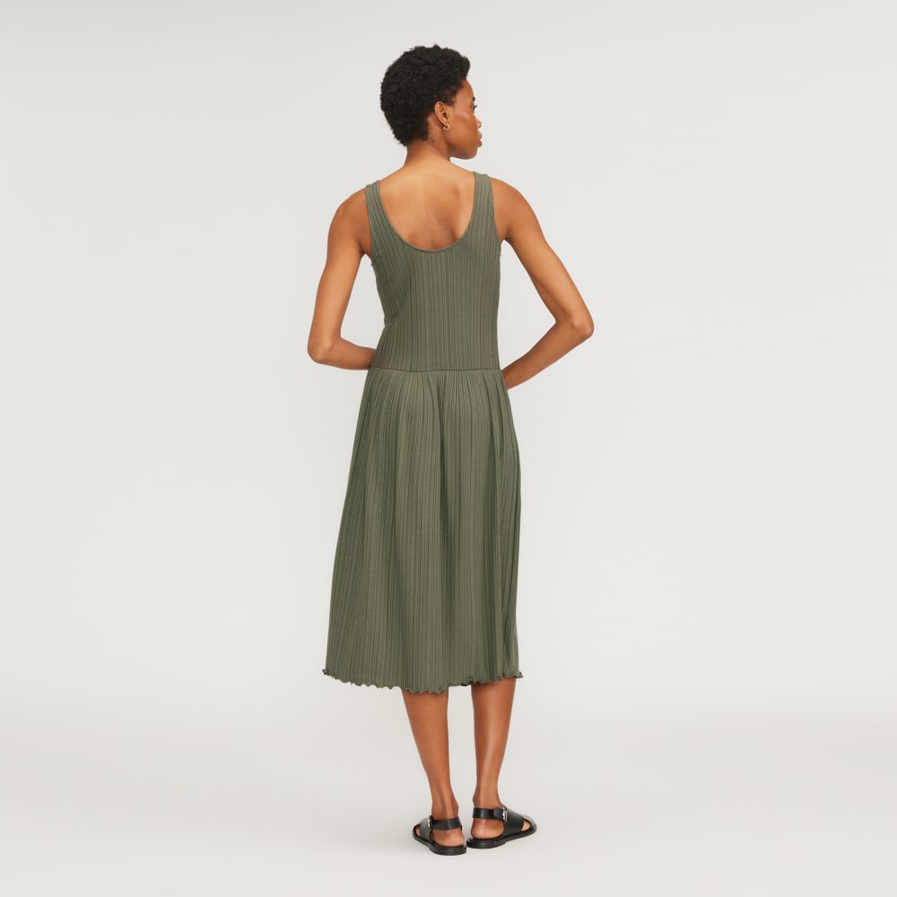 The Rib Soft Knit Scoop-Neck Dress | Kalamata - Image 4