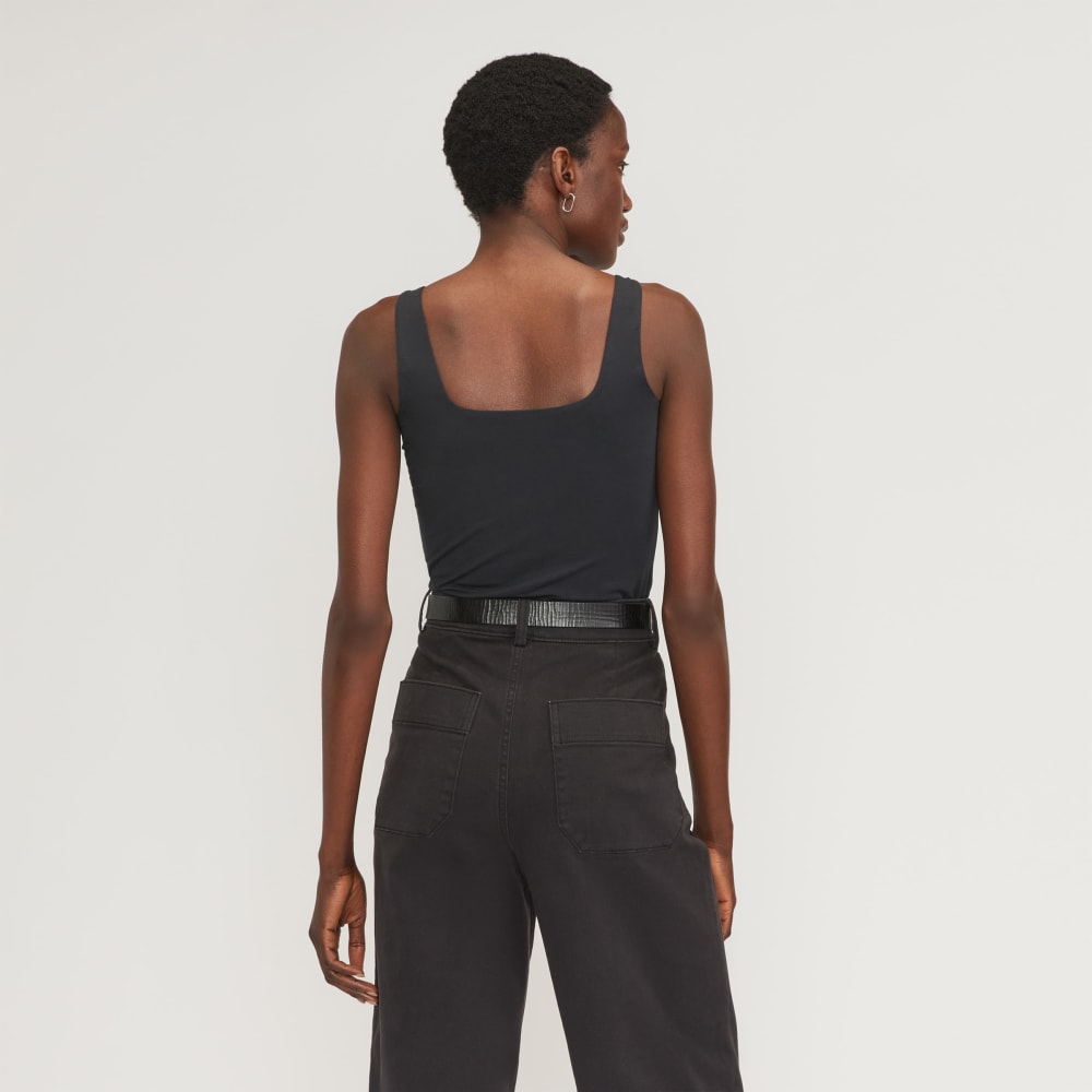 The Supima? Sleeveless Top | Black - Image 3
