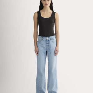 The Form Square-Neck Bodysuit | Black