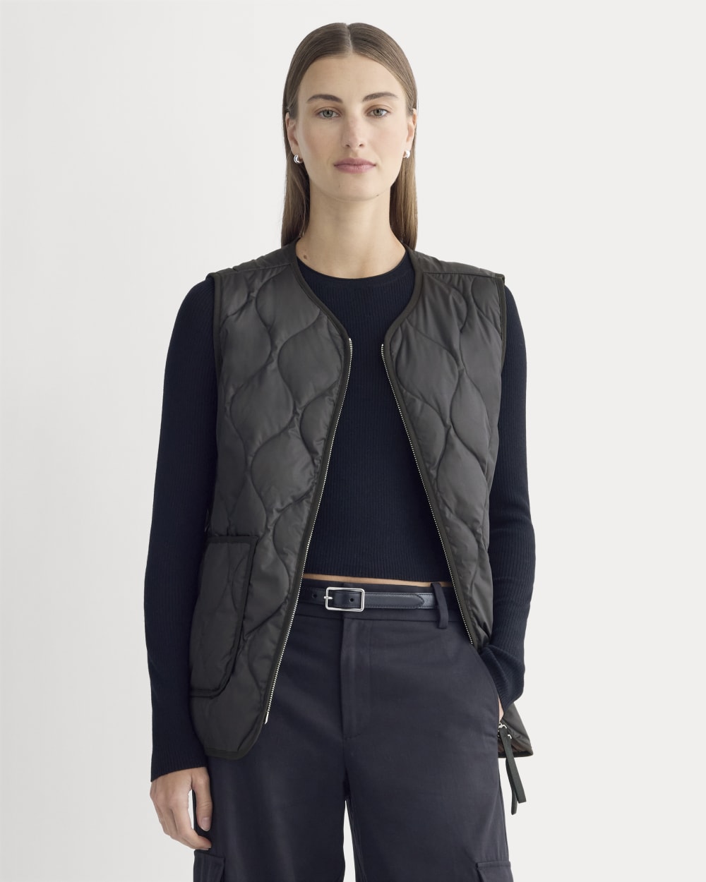 ReNew Quilted Vest | Black
