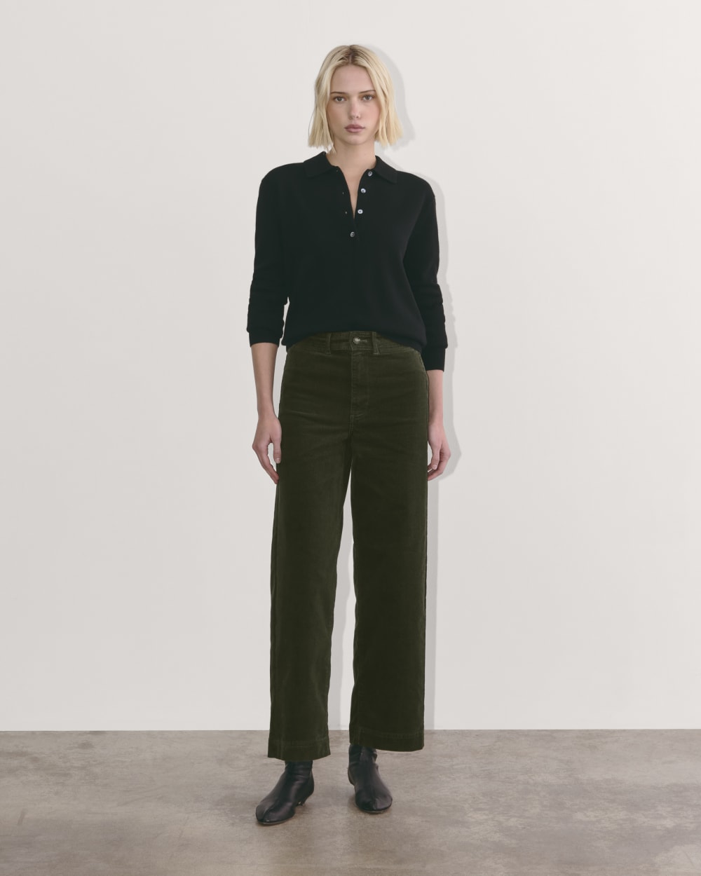 The Sailor Pant in Corduroy | Dark Forest - Image 5