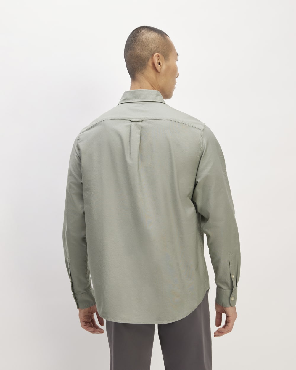 The Classic Oxford Shirt | Sage Green | Tall - Image 6
