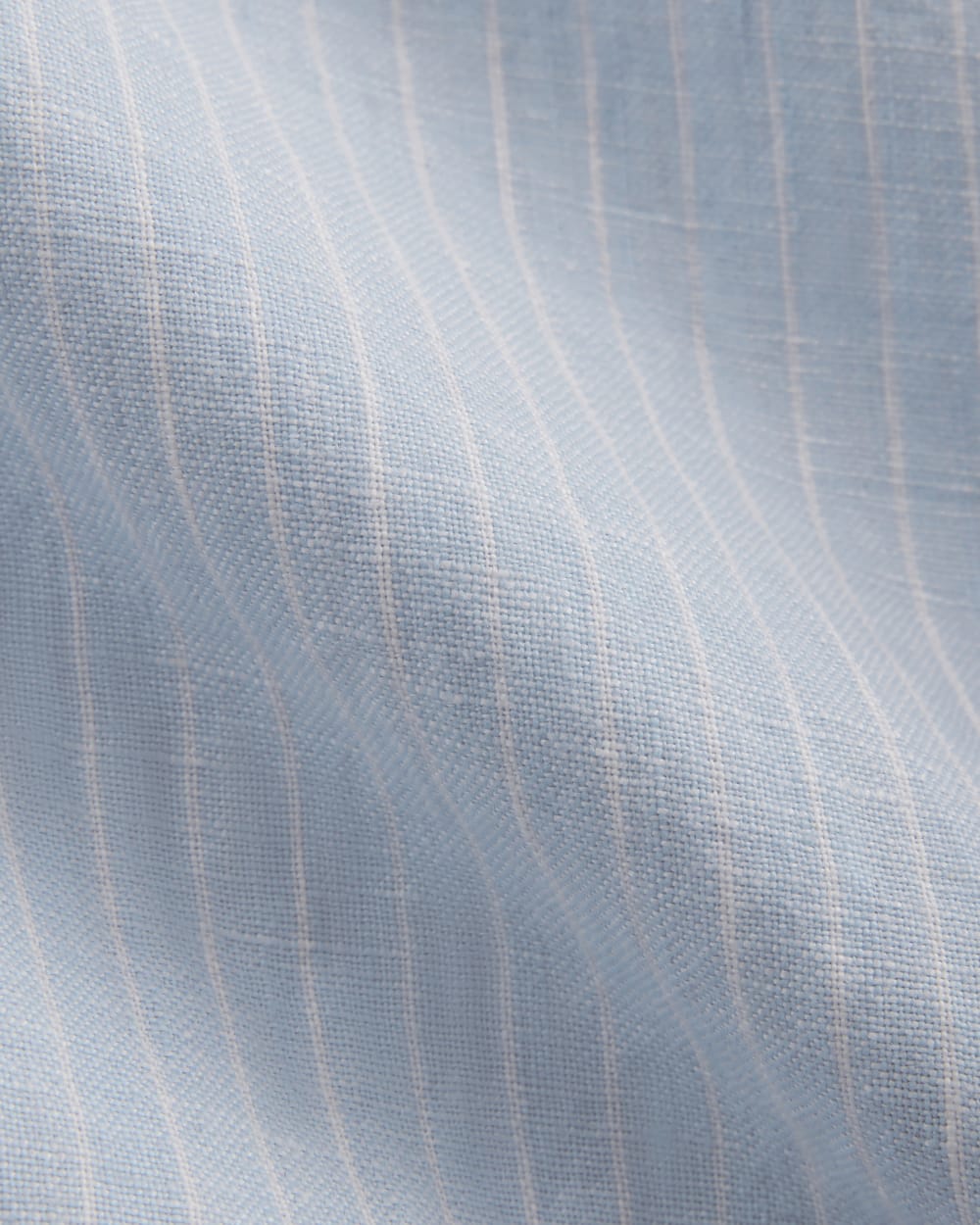 The Drawstring Pant in Linen | Sky Blue / White - Image 6