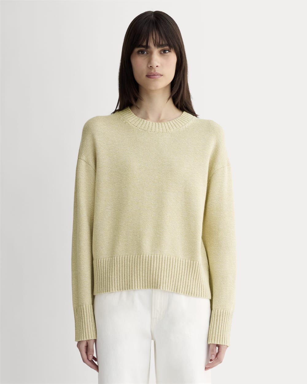 The Boxy Sweater in Everyday Cotton | Mojave Desert / Natural