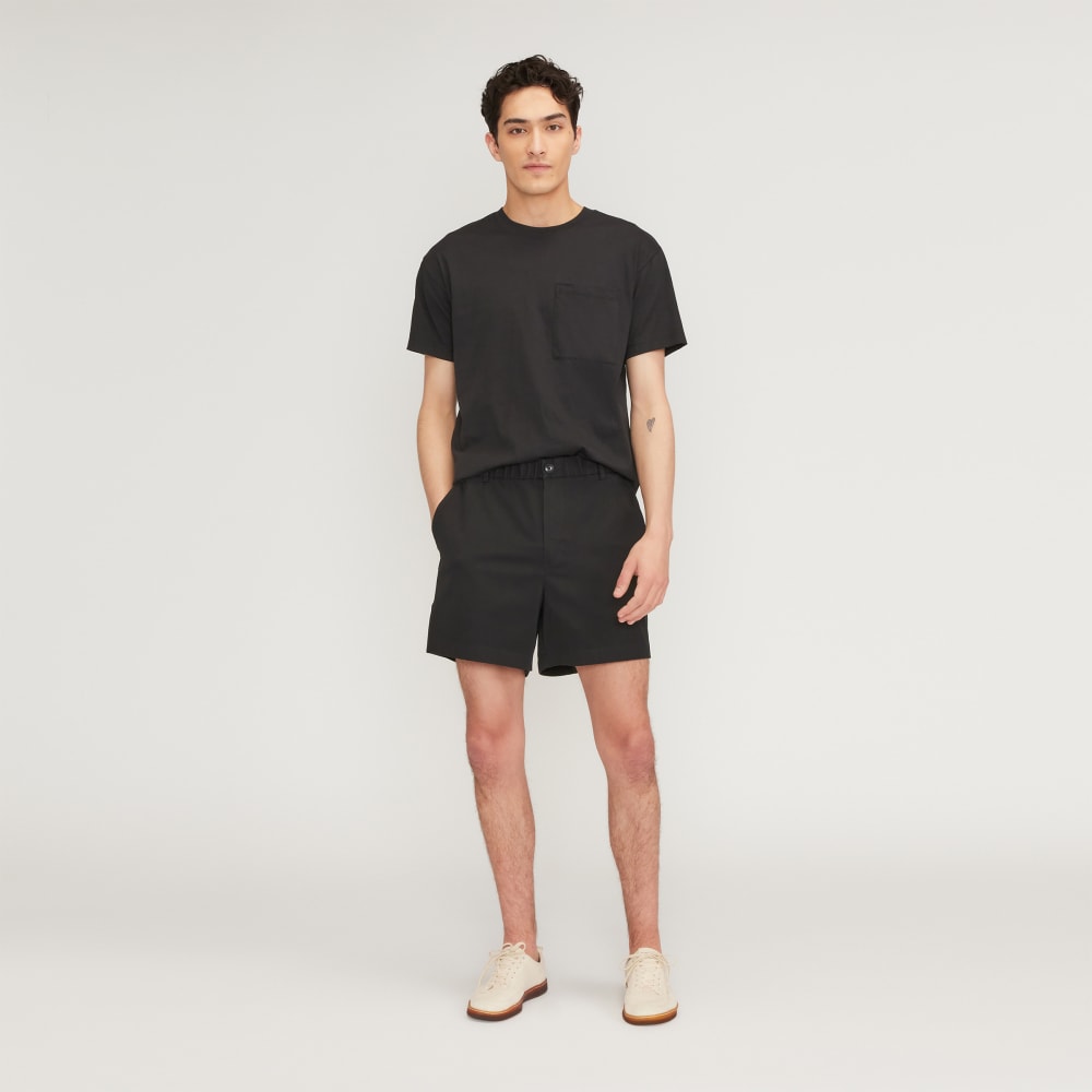 The Pull-On Performance Chino 5 Short | Black - Image 6