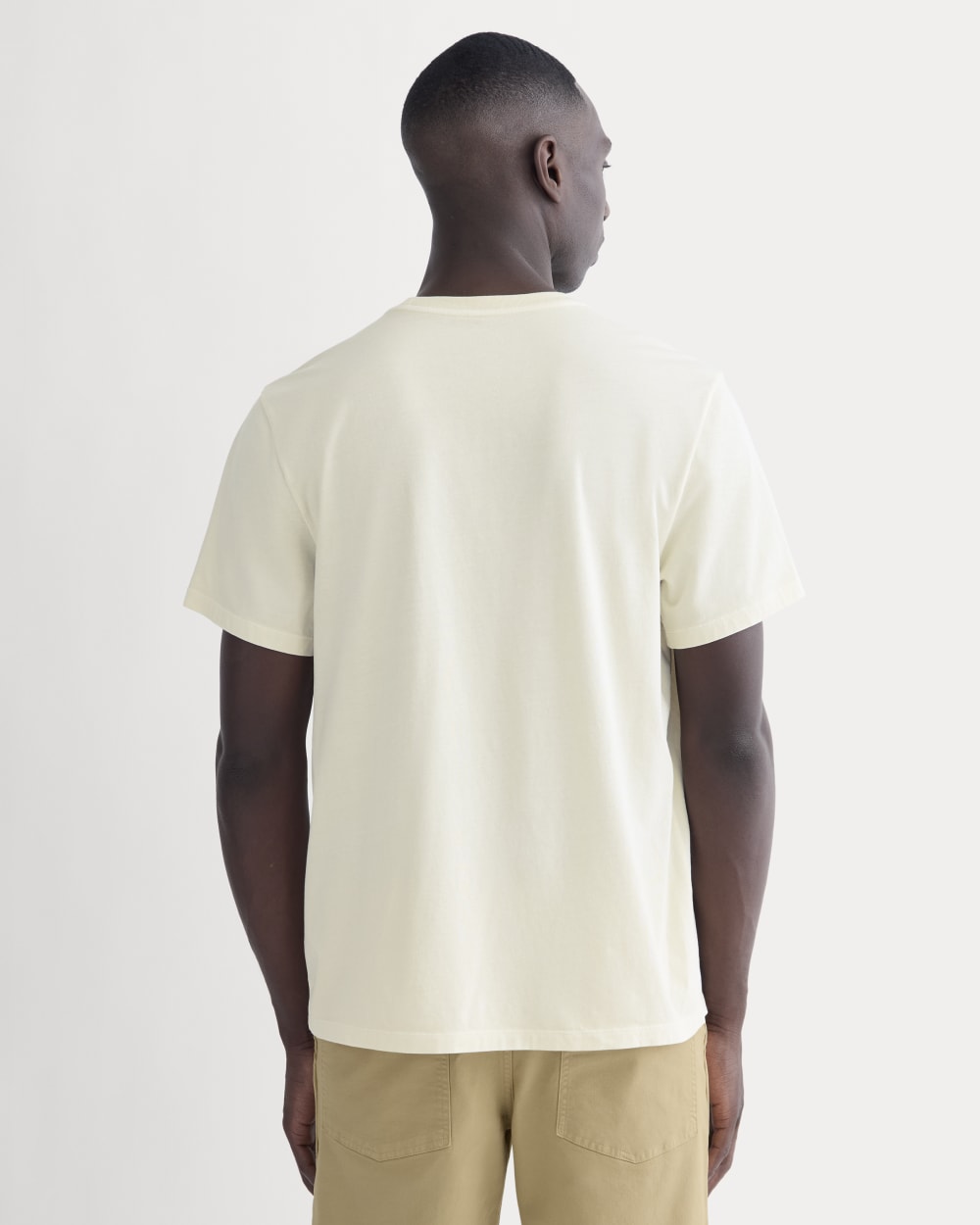 The Essential Organic Garment-Dyed Crew | Parchment - Image 4