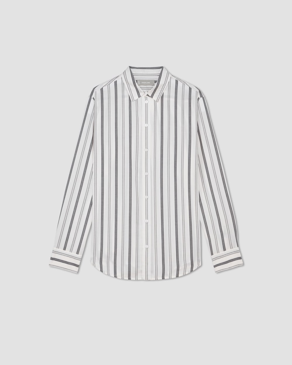 The Must-Have Shirt in Silky Cotton | Bone / Black - Image 2