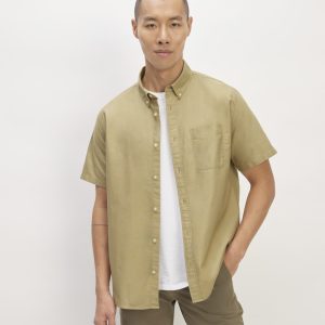 The Organic Short Sleeve Oxford Shirt | Cornstalk
