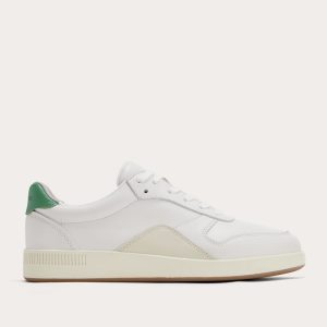 The Court Sneaker | White / Grass Green / Parchment