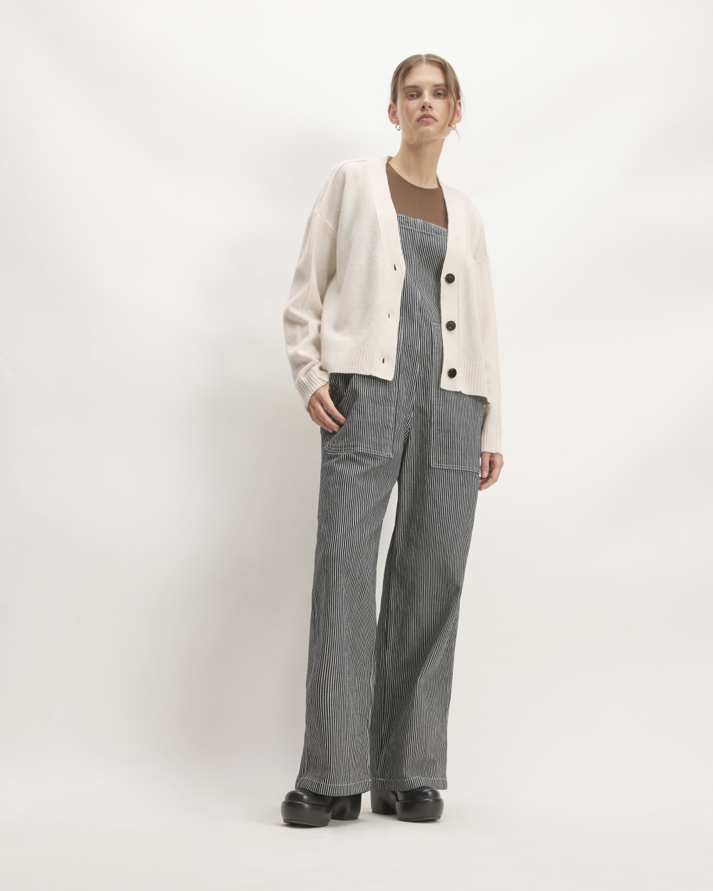 The Good Merino Wool Cardigan | Bone - Image 3