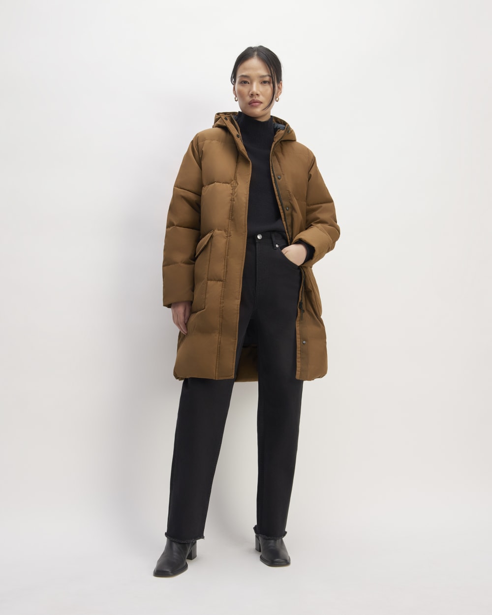 The Long Puffer | Chestnut