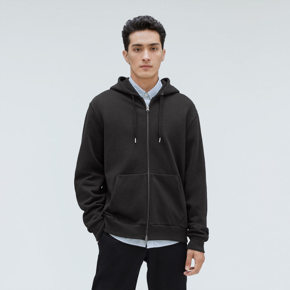 The Organic Track Full Zip | Black