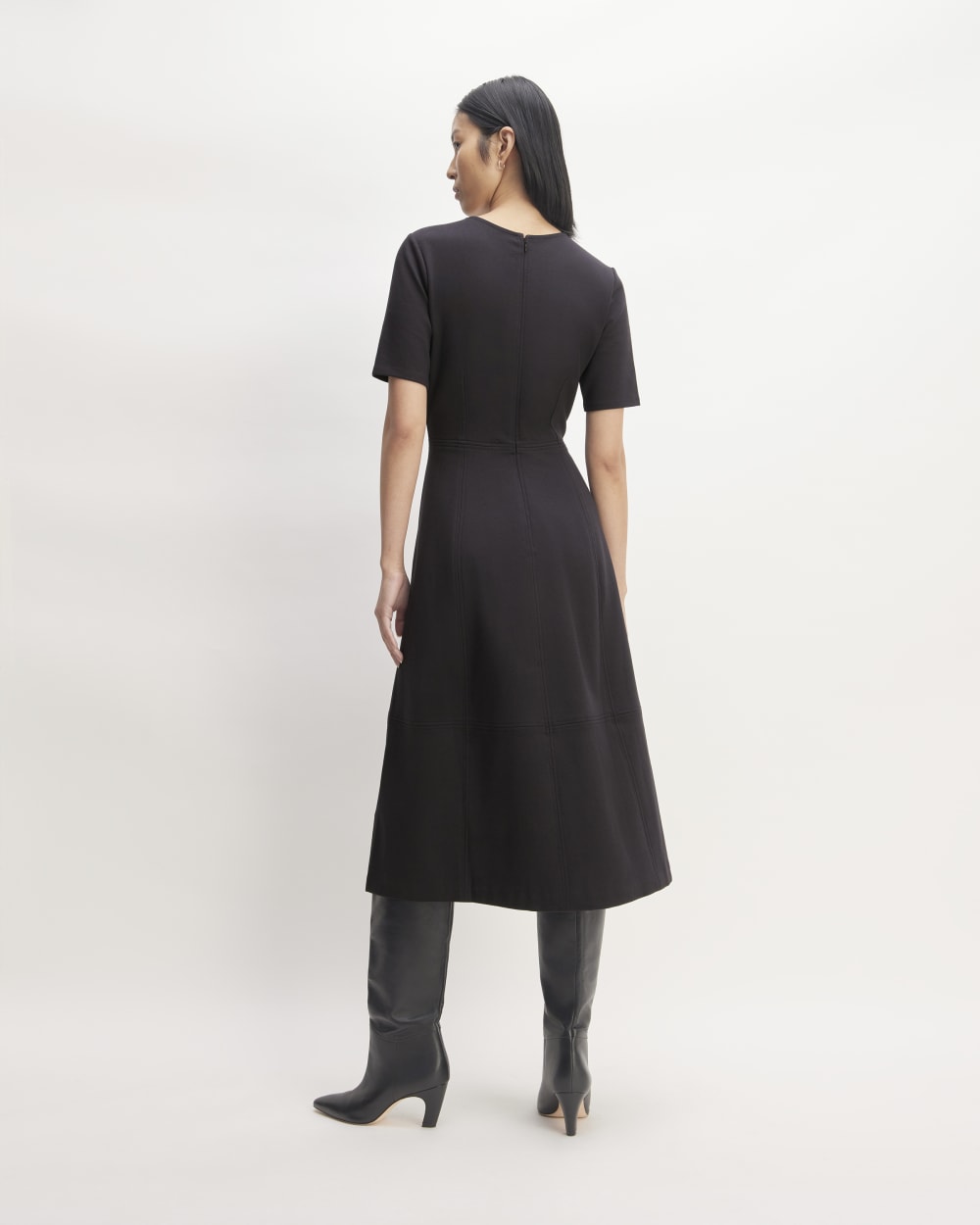The Dream Short-Sleeve Dress | Black - Image 6