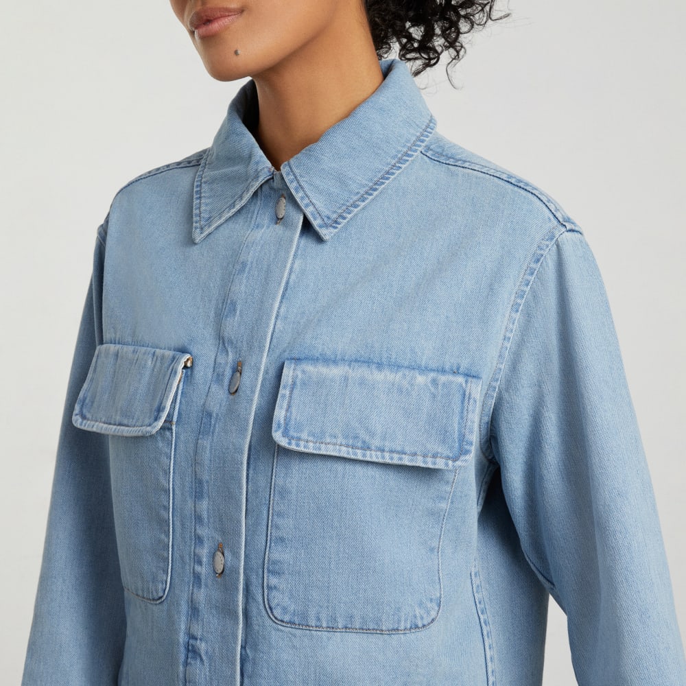 The Denim Shirt Jacket | Myrtle Sky - Image 7