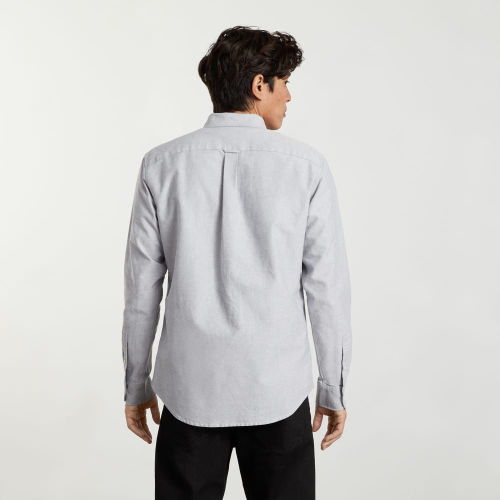The Standard Fit Japanese Oxford Shirt | Uniform | Cloud Grey | Standard - Image 6
