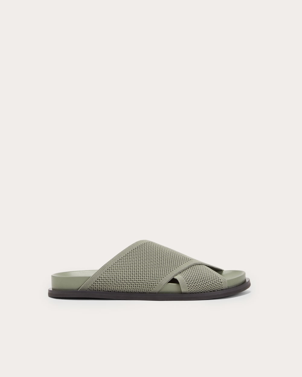 The ReKnit Form Crossover Sandal | Seagrass