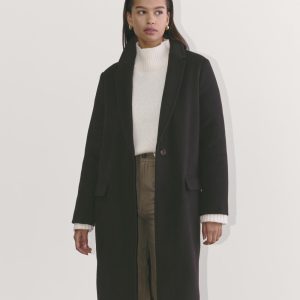 The Topcoat in Wool | Black