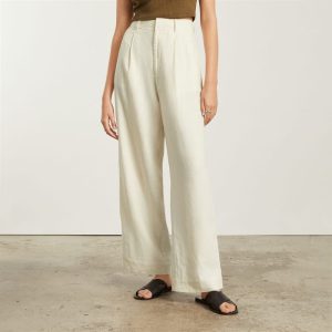 The Linen Way-High? Drape Pant | Canvas