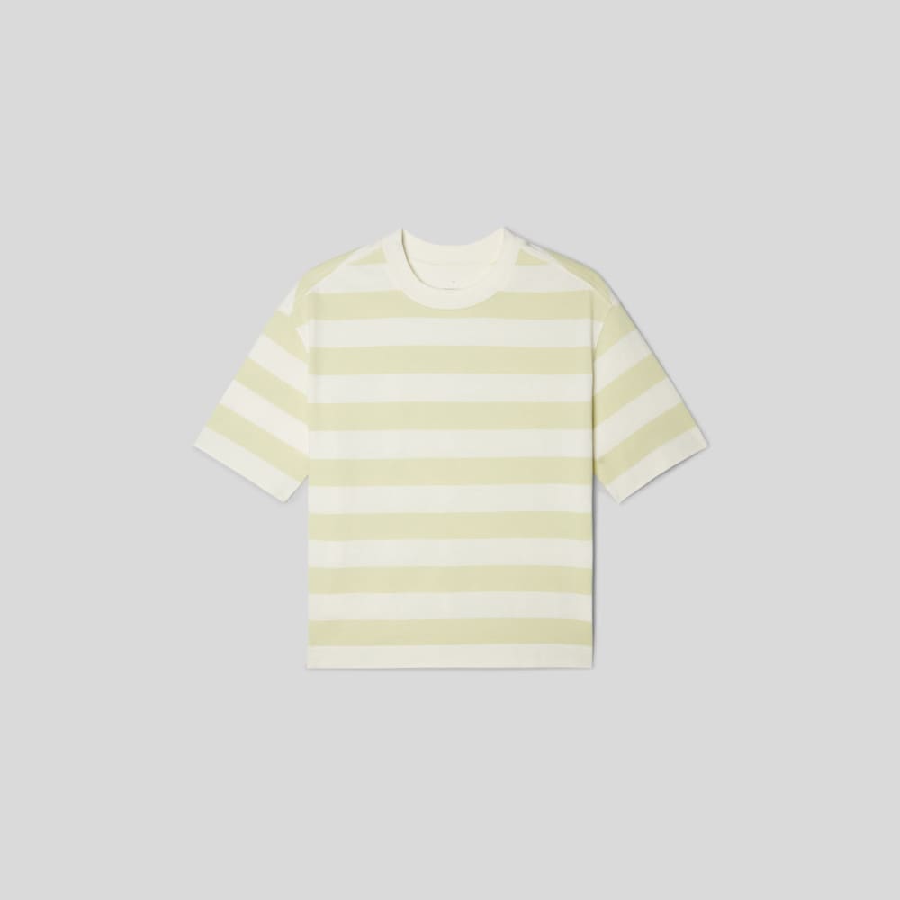 The Premium Weight Relaxed Tee | Seafoam Green / Canvas Tan - Image 2