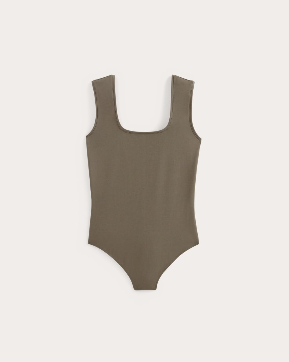 The Form Square-Neck Bodysuit | Deep Taupe - Image 2