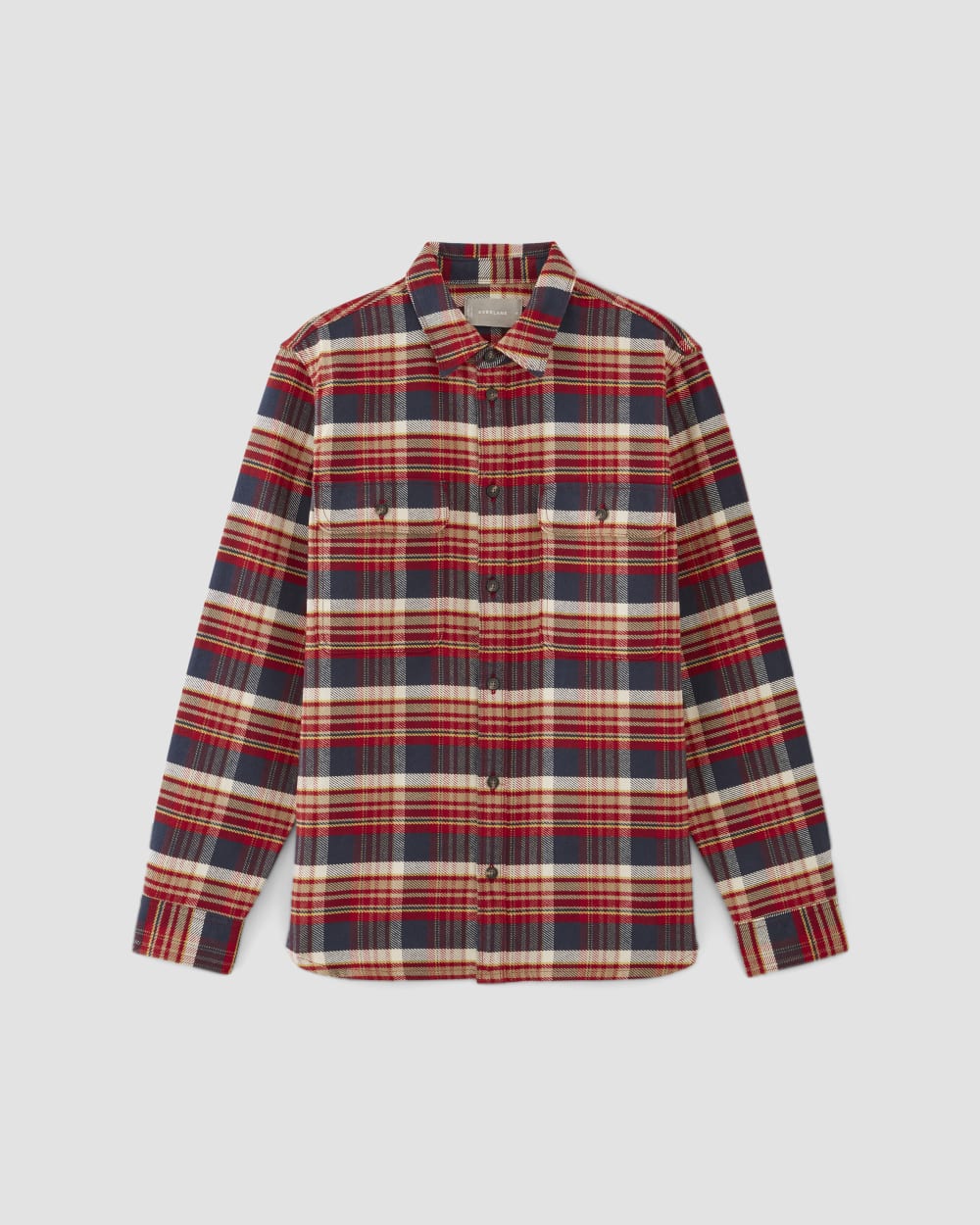 The Heavyweight Overshirt | Uniform | True Navy / Haute Red / Honey - Image 2