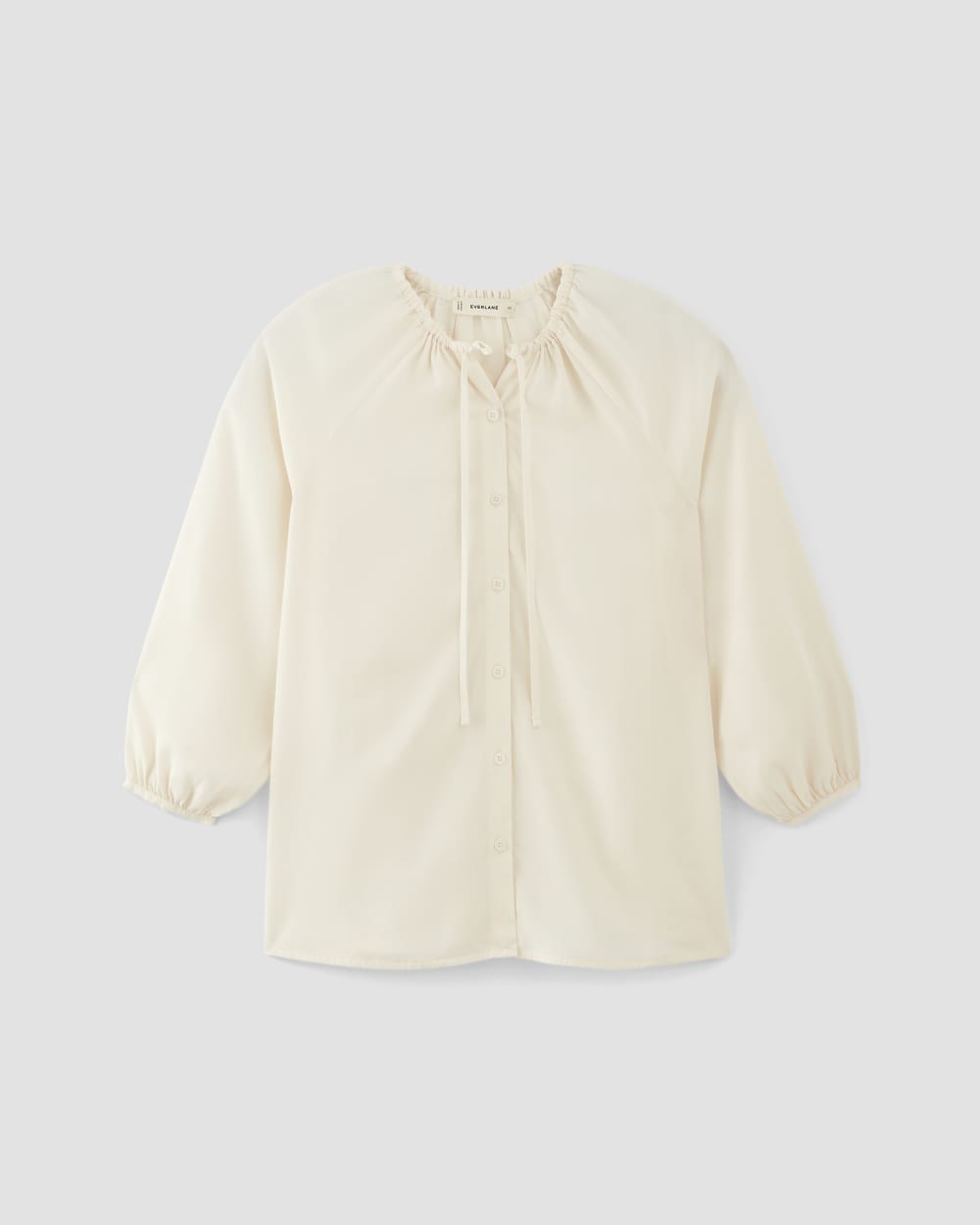 The Gathered Shirt in Butterlite | Bone - Image 2
