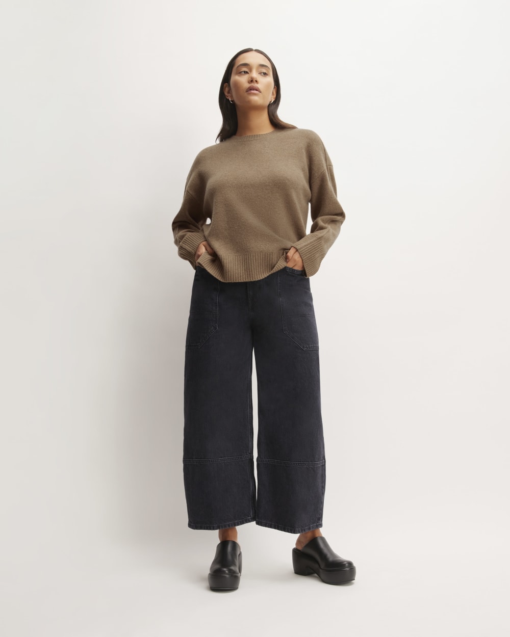 The Good Merino Wool Crewneck Sweater | Praline - Image 3