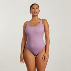 The Square-Neck One-Piece | Lilac