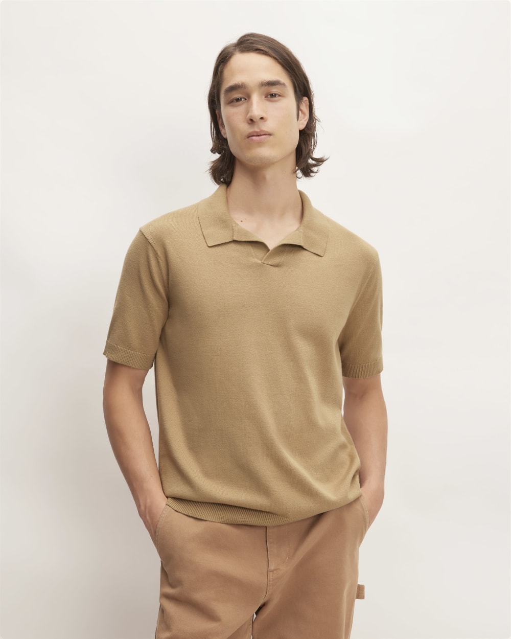 The No-Sweat Polo | Tiger's Eye